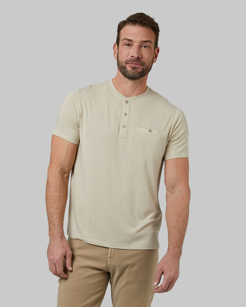 MEN'S EVERYDAY HENLEY POCKET T-SHIRT