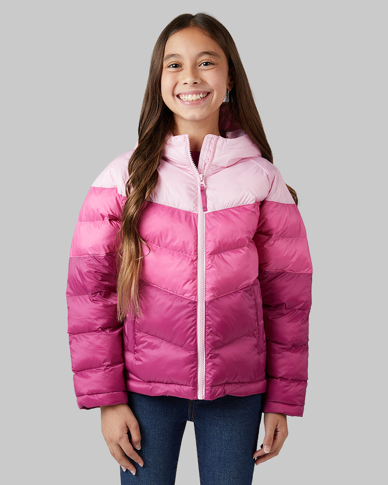 KIDS' HOODED PUFFER JACKET