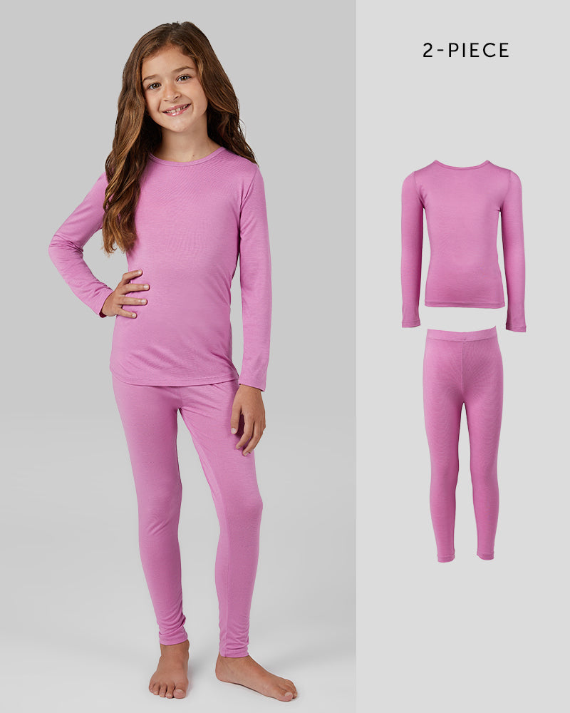 KIDS' 2PC BASELAYER TOP & BOTTOM SET