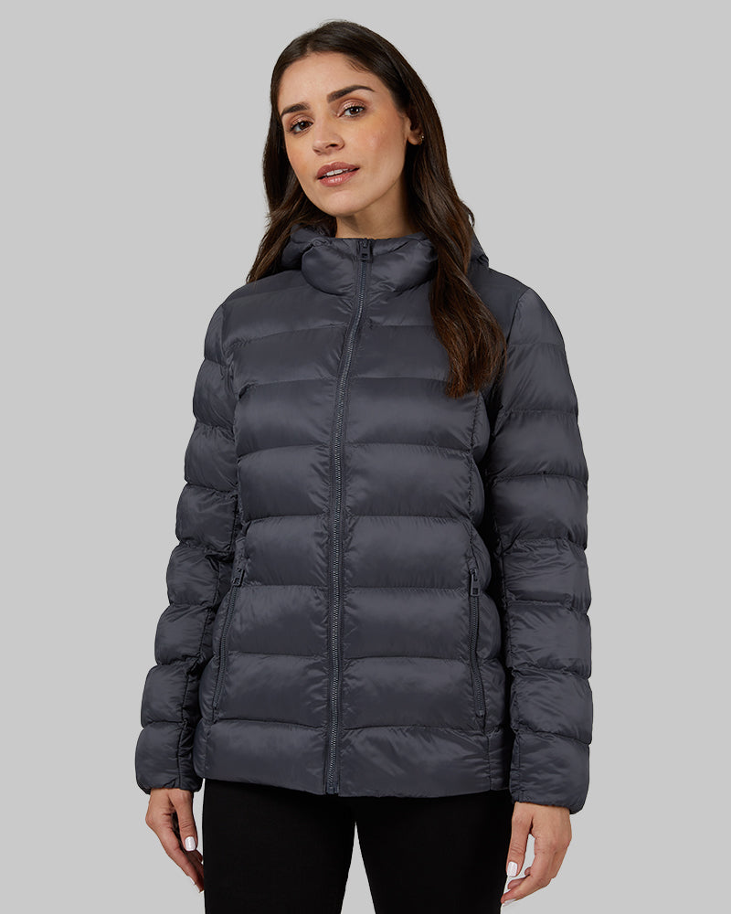 WOMEN'S LIGHTWEIGHT PACKABLE HOODED JACKET