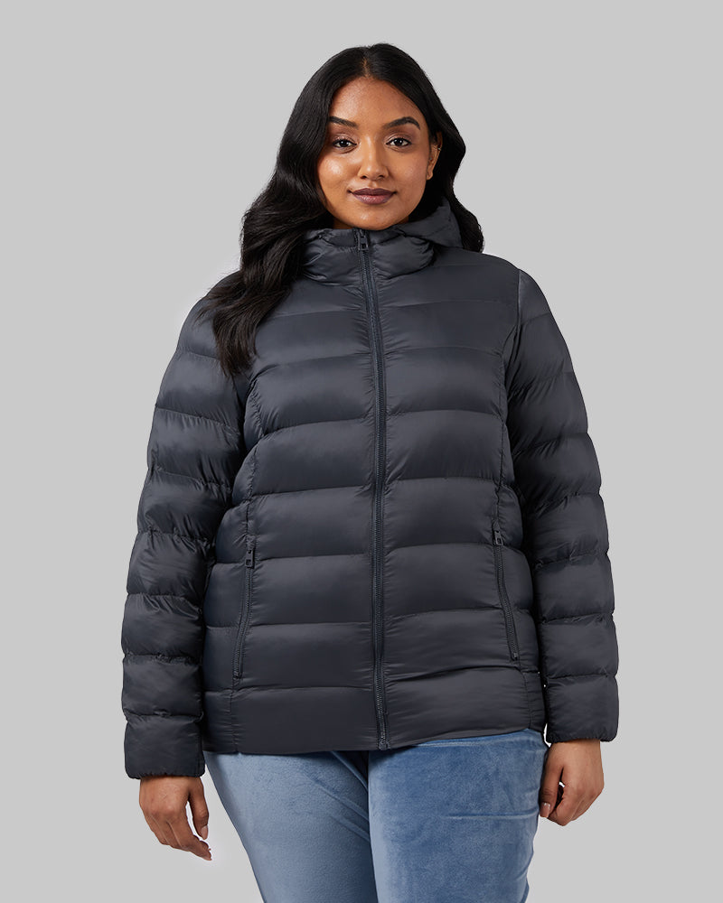 WOMEN'S LIGHTWEIGHT PACKABLE HOODED JACKET