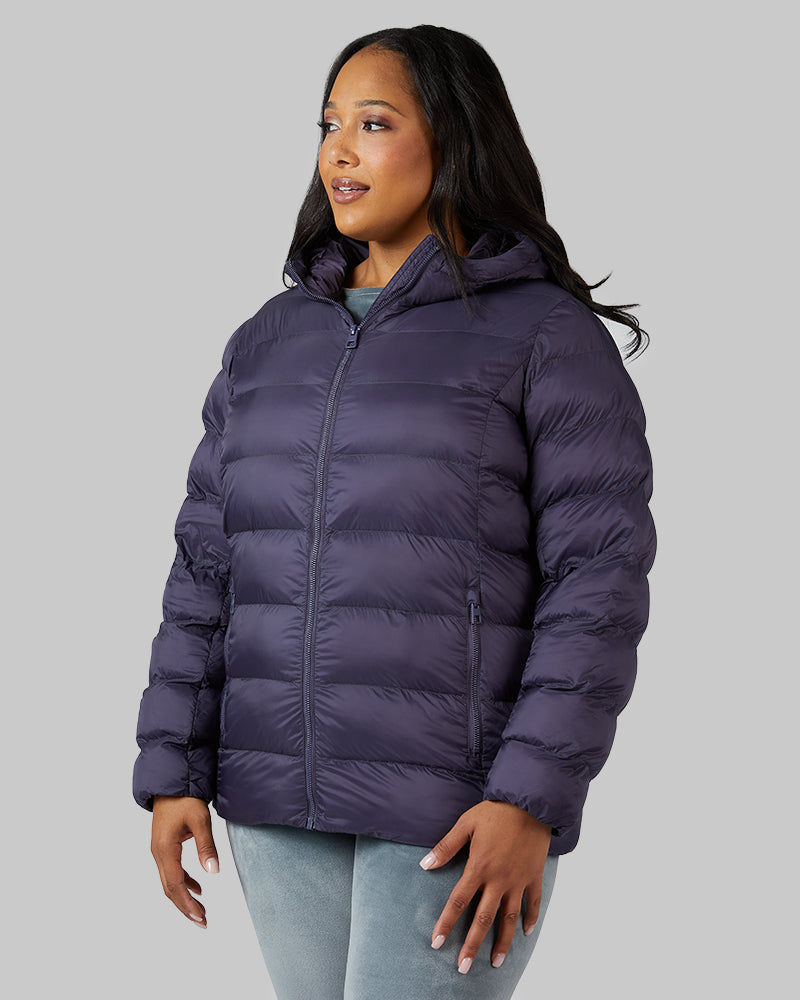 WOMEN'S LIGHTWEIGHT PACKABLE HOODED JACKET