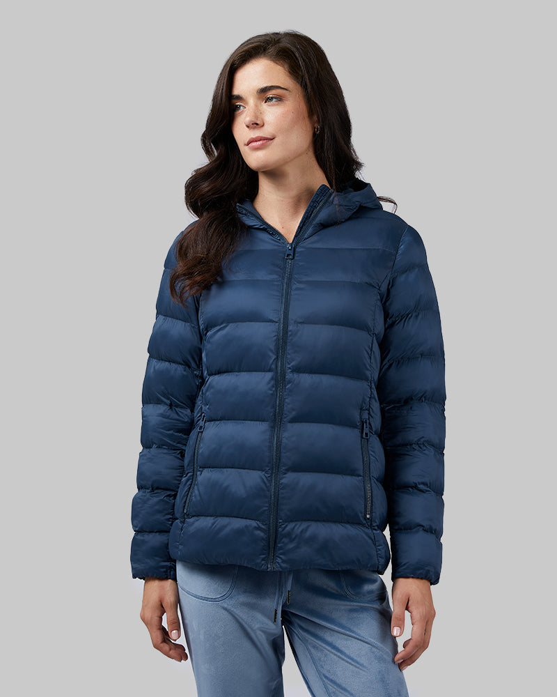 WOMEN'S LIGHTWEIGHT PACKABLE HOODED JACKET