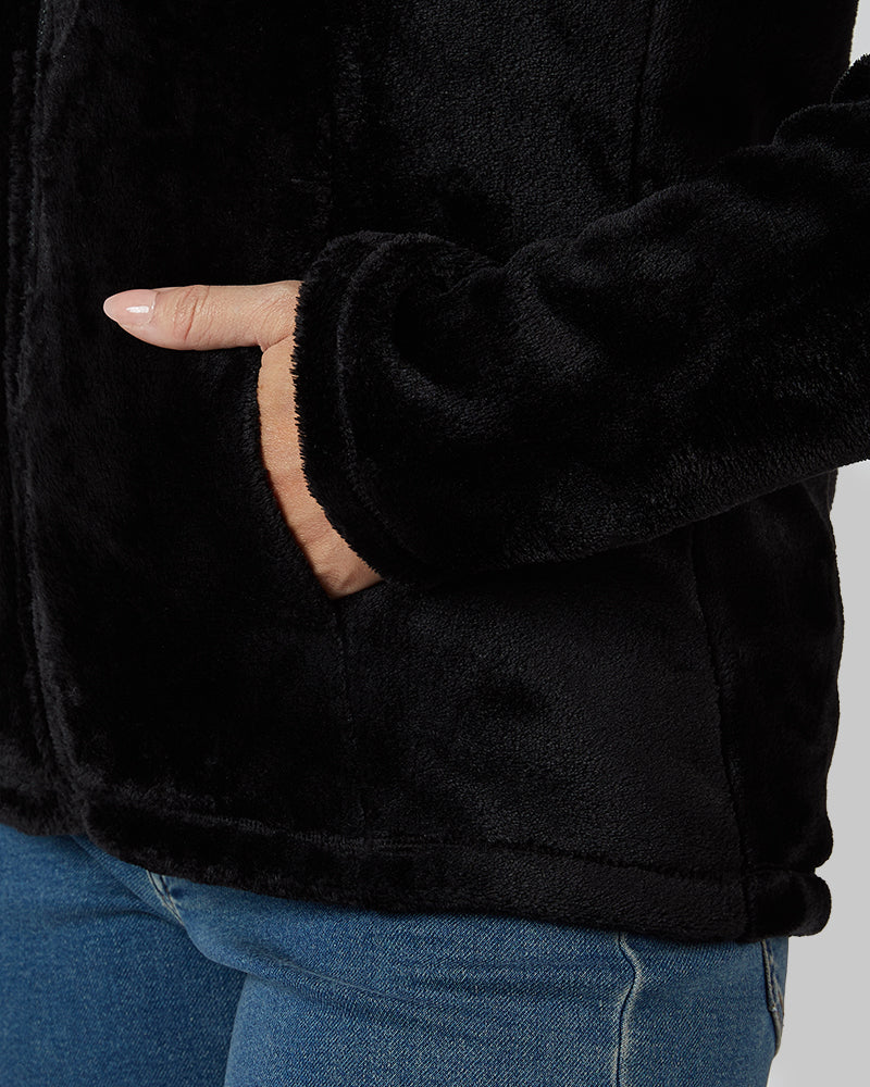WOMEN'S LUXE FUR FULL-ZIP