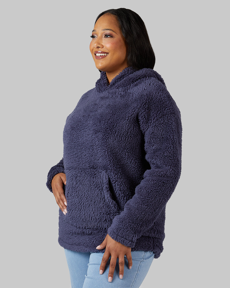 WOMEN'S SOFT SHERPA PULLOVER HOODIE