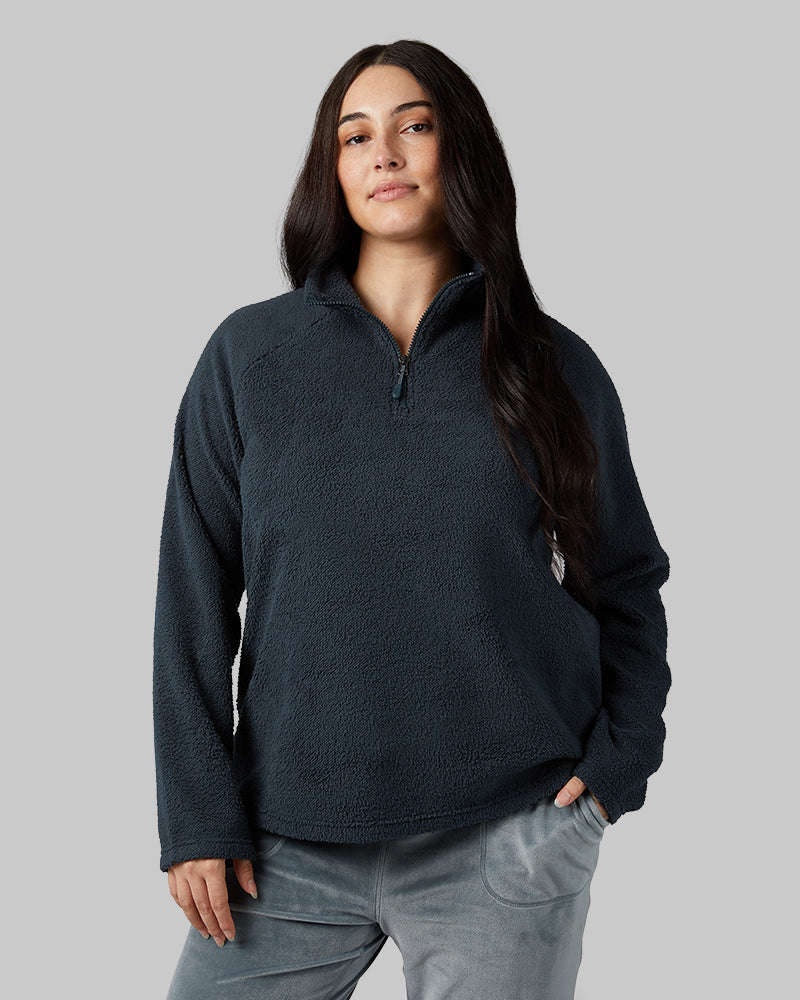 WOMEN'S SHORTHAIR SHERPA 1/4 ZIP TOP