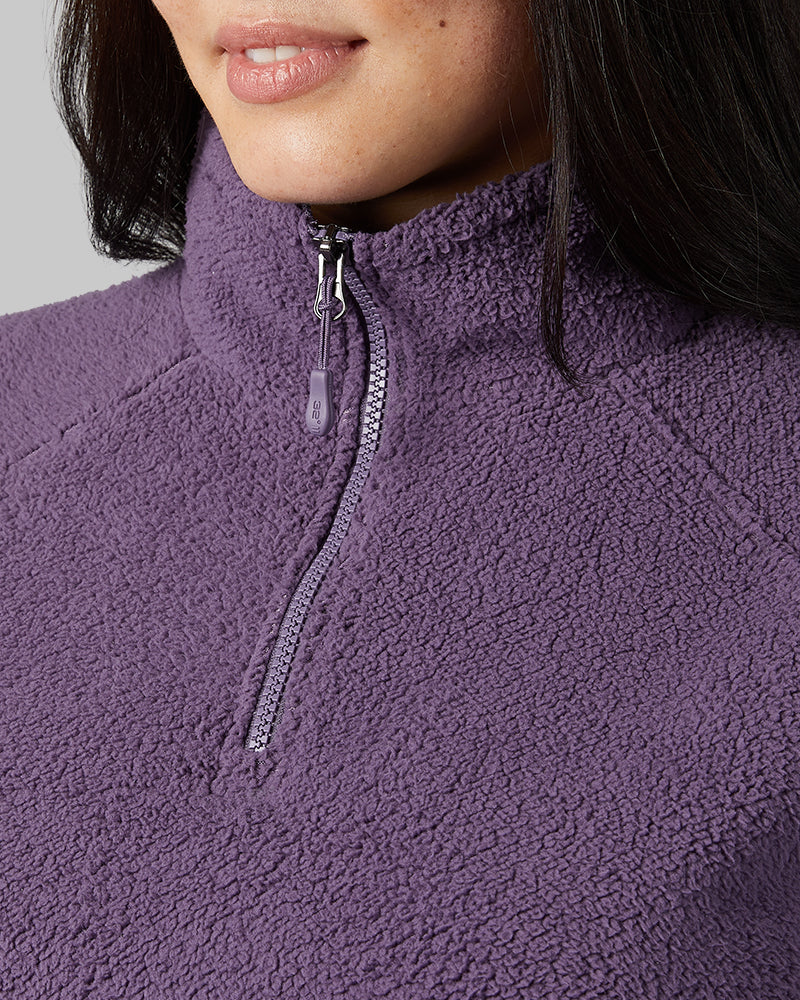 WOMEN'S SHORTHAIR SHERPA 1/4 ZIP TOP