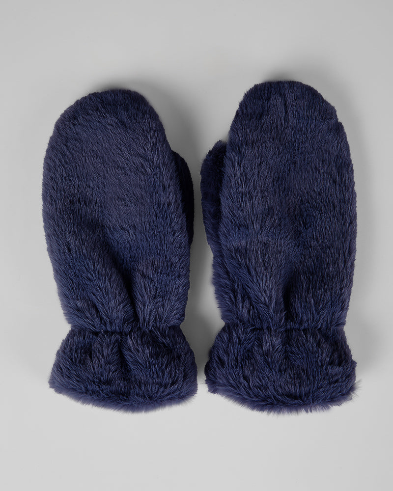 Women's Plush Fur Mittens