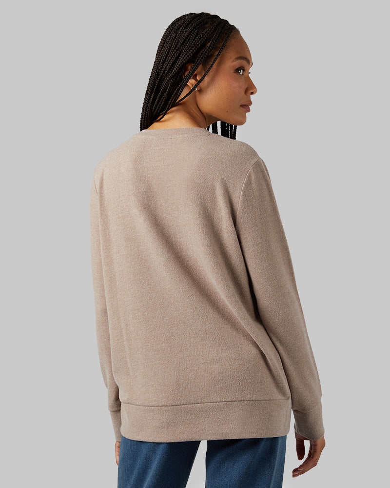 Women's Soft Sweater Knit Vneck Pullover Top
