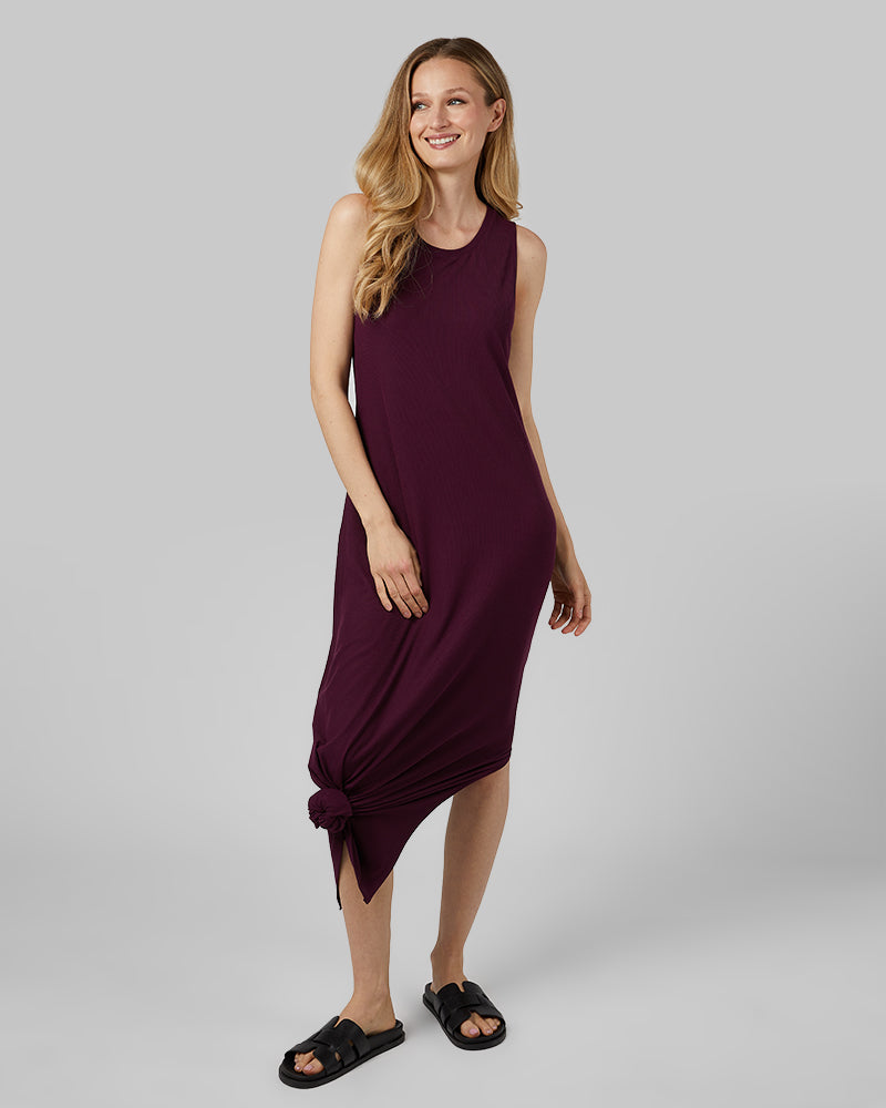 WOMEN'S SOFT RIB MAXI DRESS