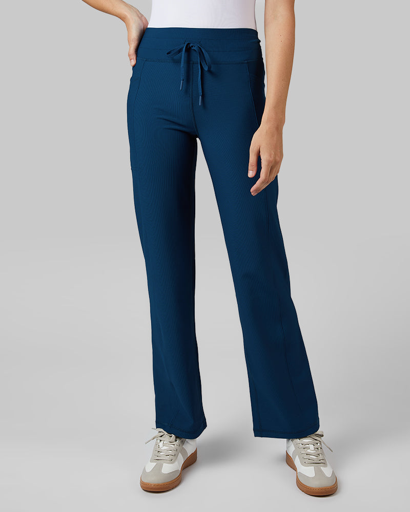 WOMEN'S HIGH-WAIST ACTIVE RIB FLARE PANT