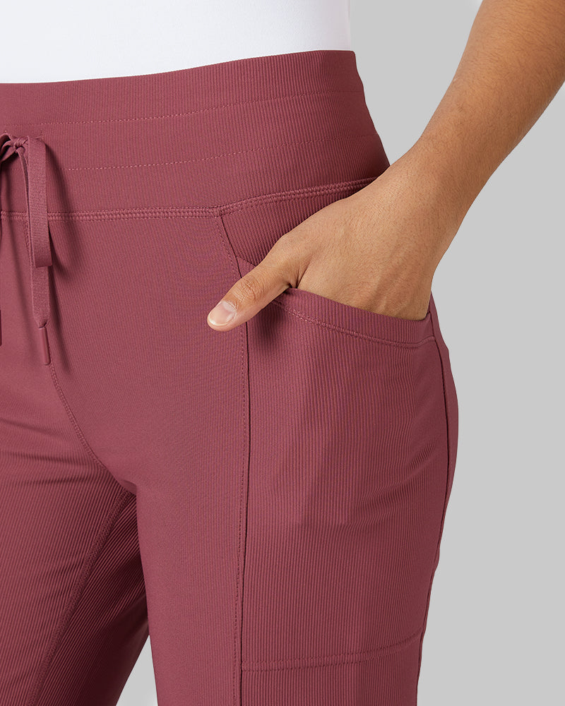 WOMEN'S HIGH-WAIST ACTIVE RIB FLARE PANT