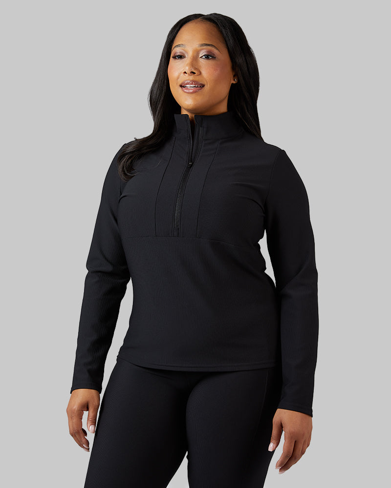 WOMEN'S ACTIVE RIB ½ ZIP TOP