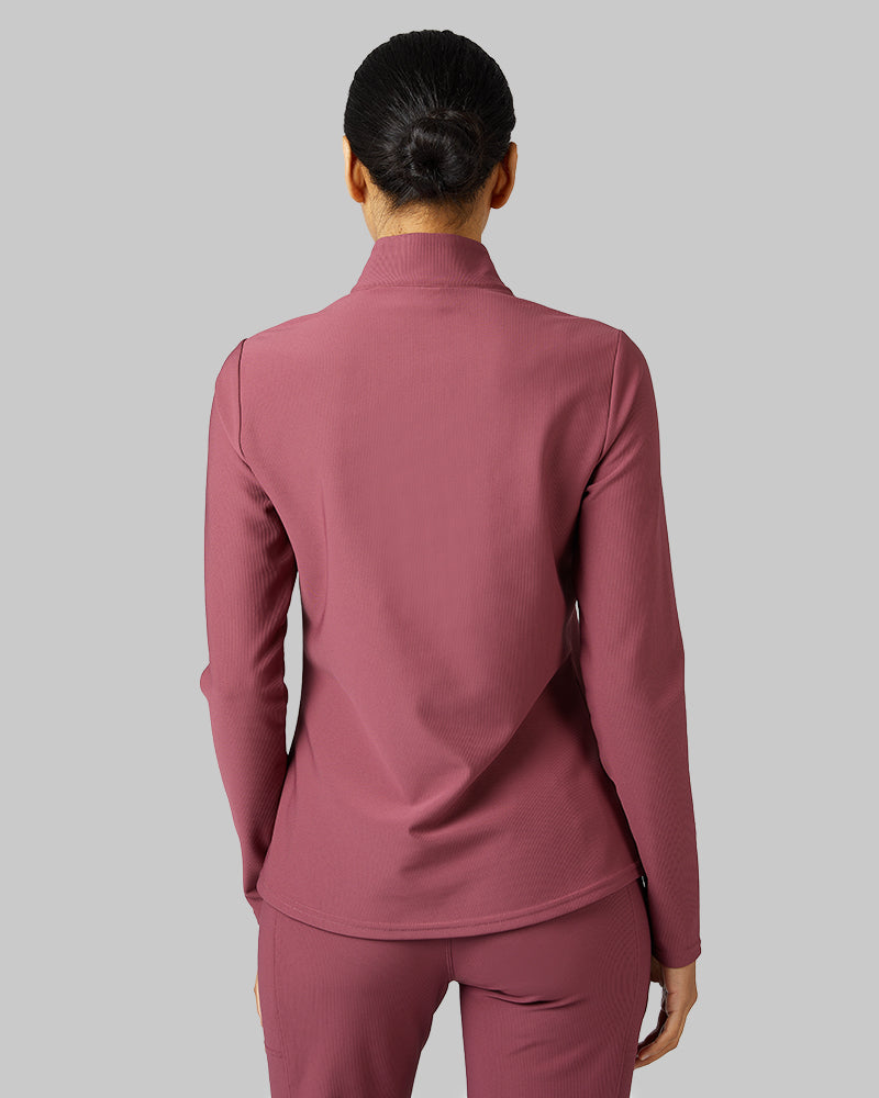 トップス Wellness Rib Back Adjuster Long Sleeve Wellness Rib Mock Neck Long Sleeve - Black | ALO