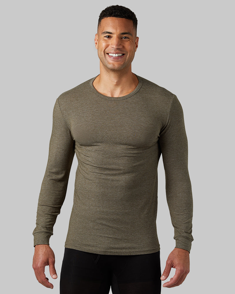 Men's Lightweight Baselayer Mock Neck Top