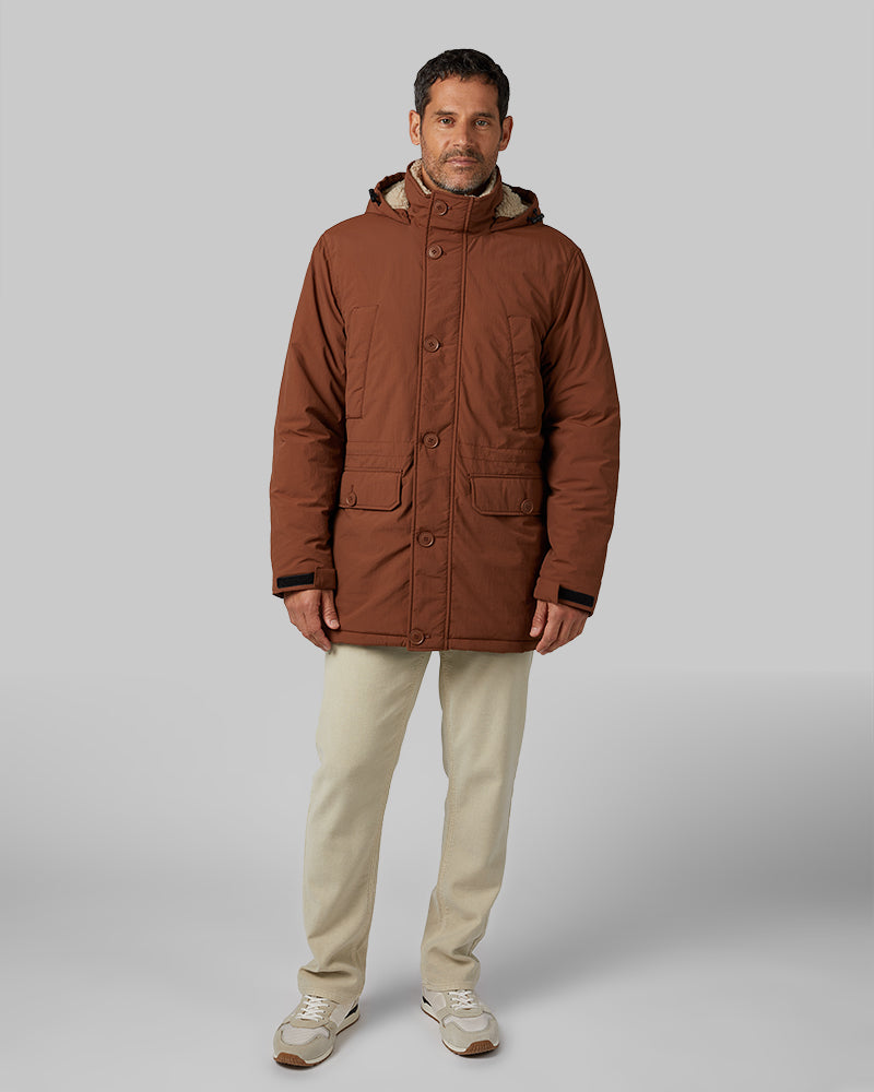 Men's Commuter Tech Sherpa-Lined Parka