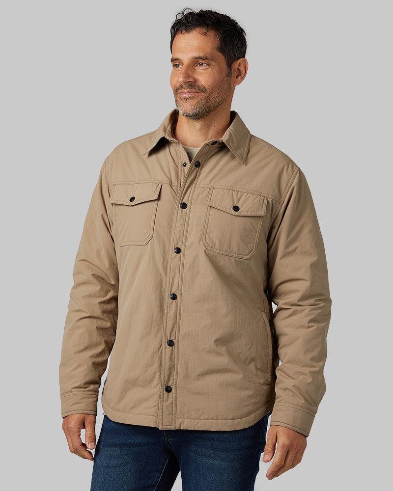 MEN'S COMMUTER TECH FLEECE-LINED SHIRT JACKET