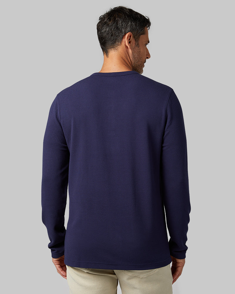 MEN'S EVERYDAY COMFORT LONG SLEEVE HENLEY T-SHIRT