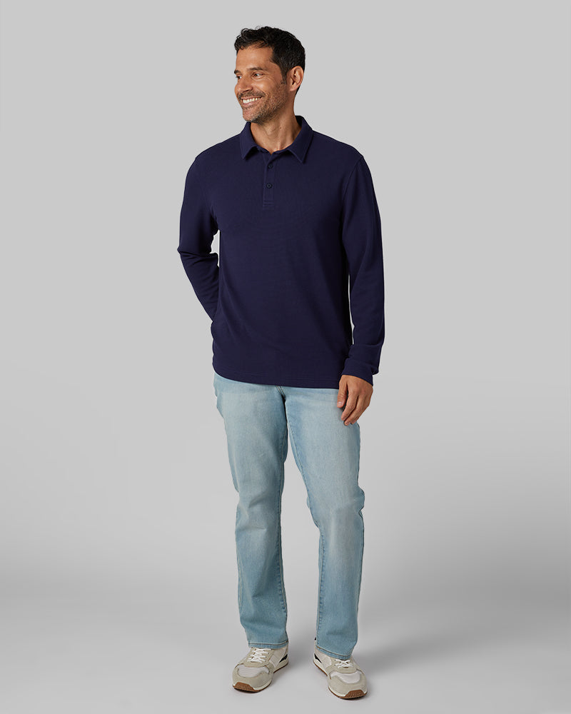 MEN'S EVERYDAY COMFORT LONG SLEEVE POLO
