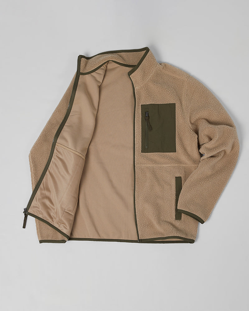 MEN'S OUTDOOR SHERPA FULL ZIP JACKET