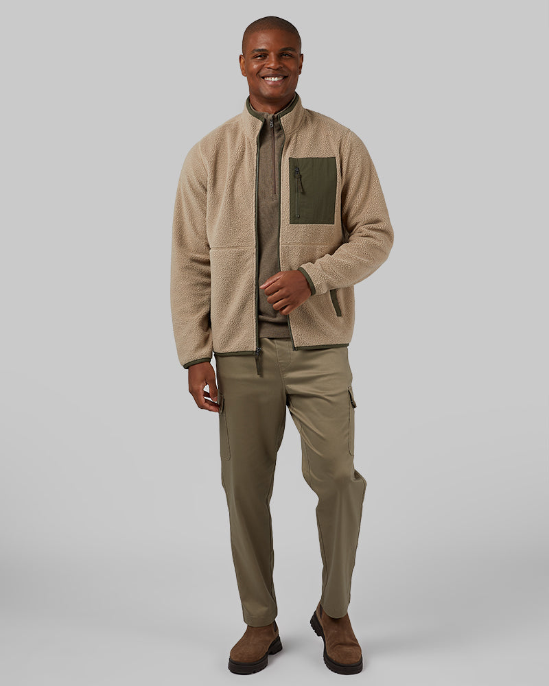 Men's Outdoor Sherpa Full-Zip Jacket