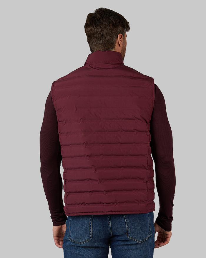 32 Degrees Port Royal _ Men's Lightweight Packable Vest {model: Justin is 6'1", wearing size M}{bottom}{right} {bottom}{right}