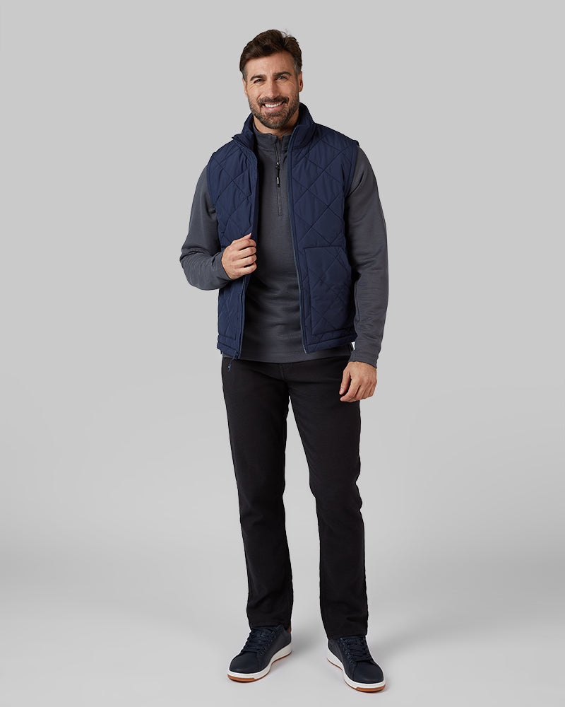 MEN'S DIAMOND QUILTED VEST