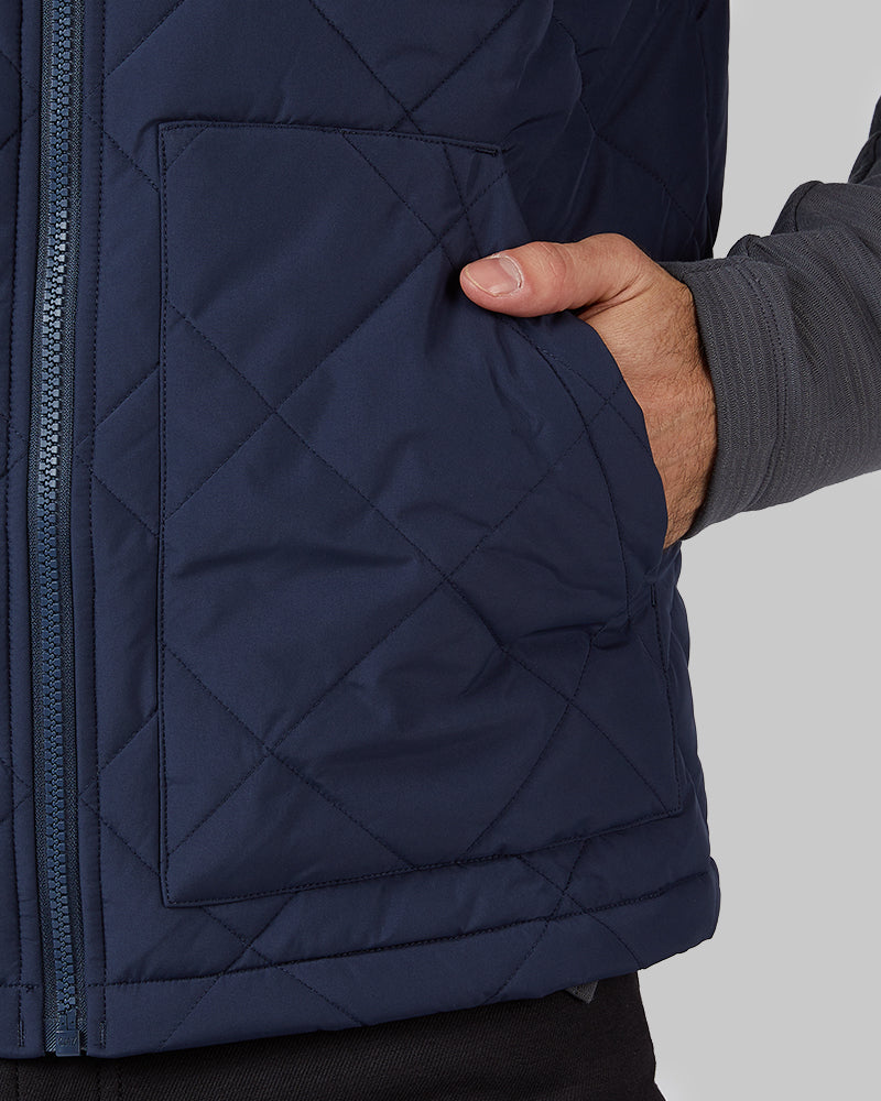 MEN'S DIAMOND QUILTED VEST