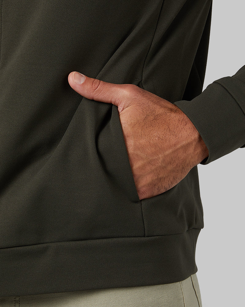 MEN'S SOFT STRETCH TERRY FULL-ZIP HOODIE