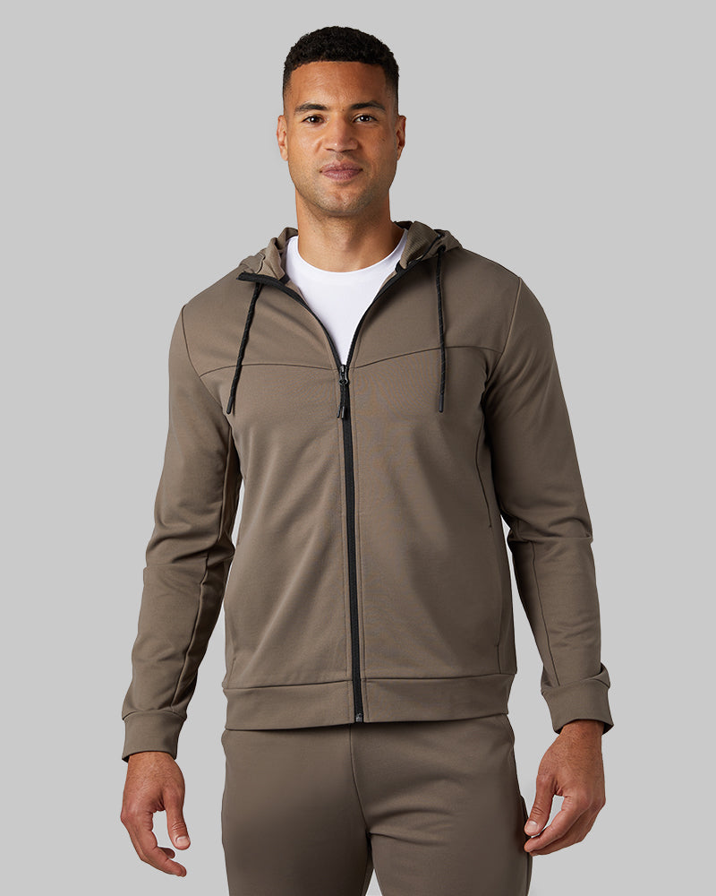 MEN'S SOFT STRETCH TERRY FULL-ZIP HOODIE