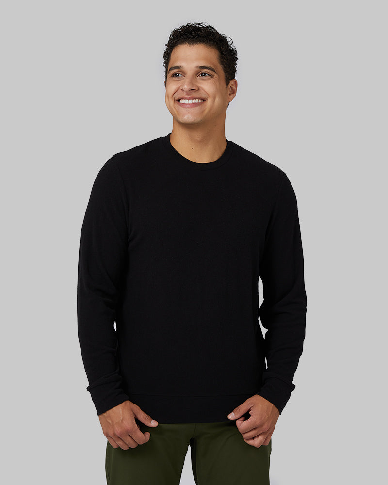 MEN'S SWEATER KNIT CREW TOP