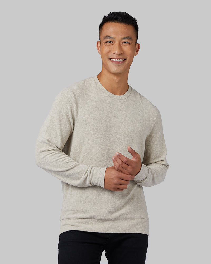 Men's Sweater Knit Crew Pullover Top