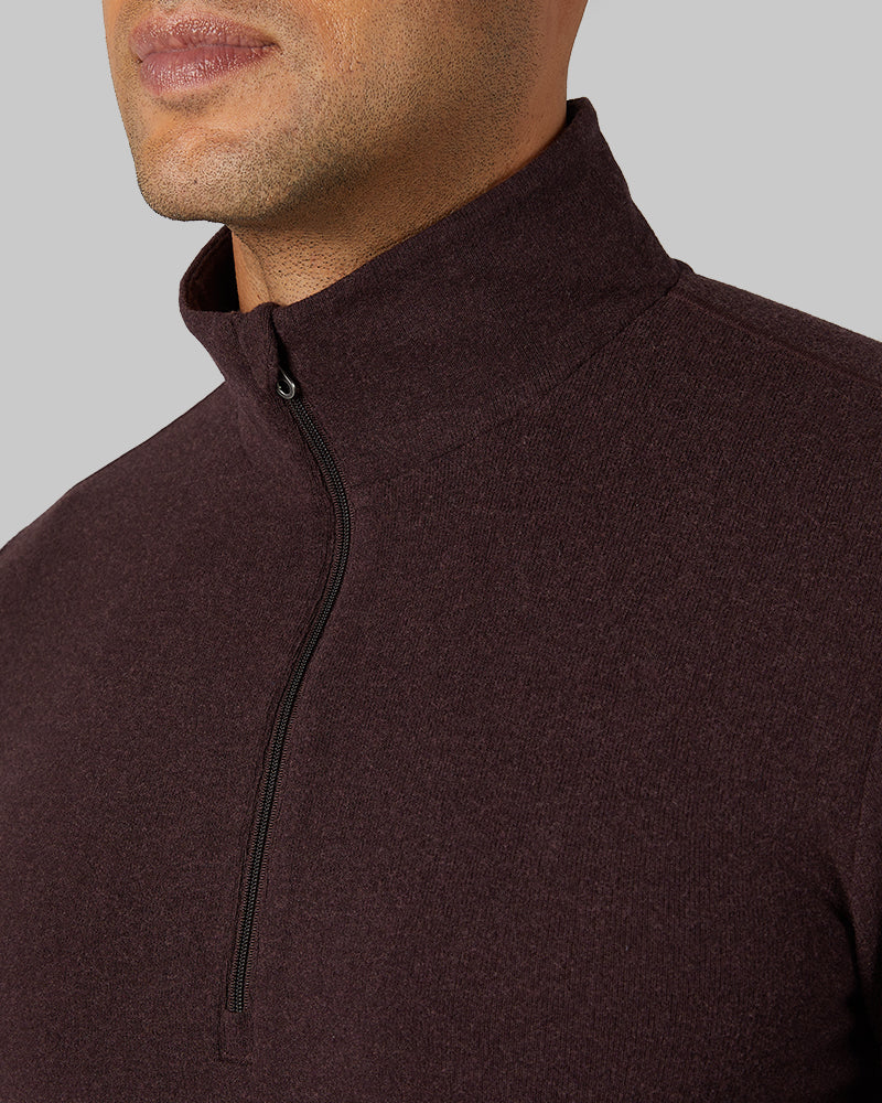 トップス L&KONDO half zip wool sweater Cesare Half Zip Sweater | Old Money