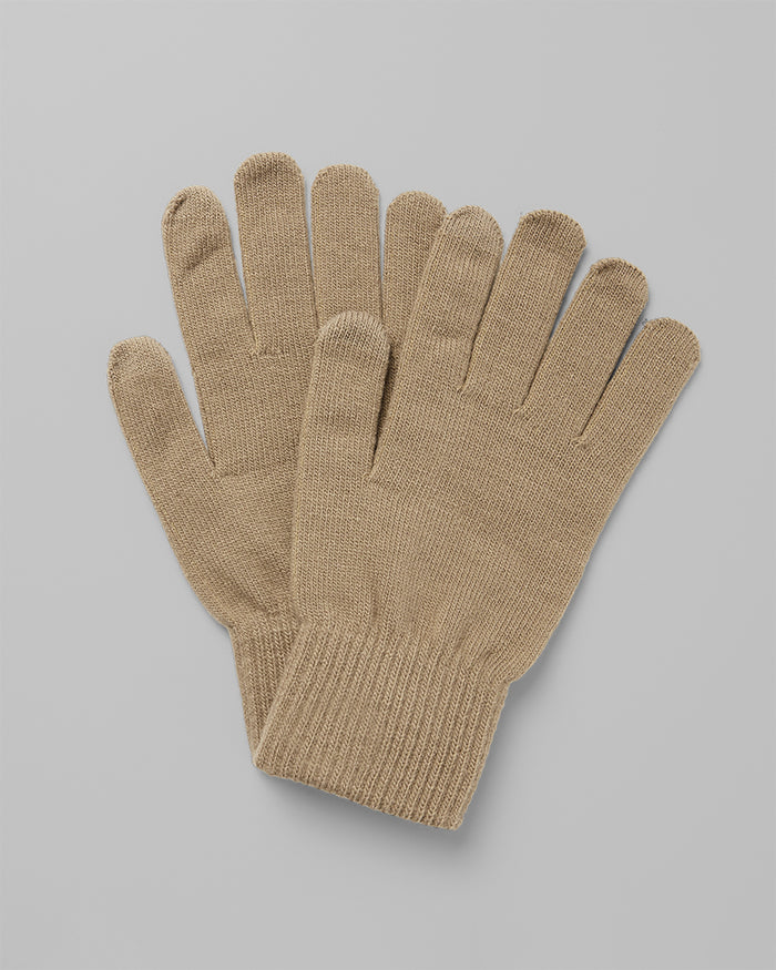 32 Degrees Dark Tan_Basic Knit Gloves {bottom}{right}