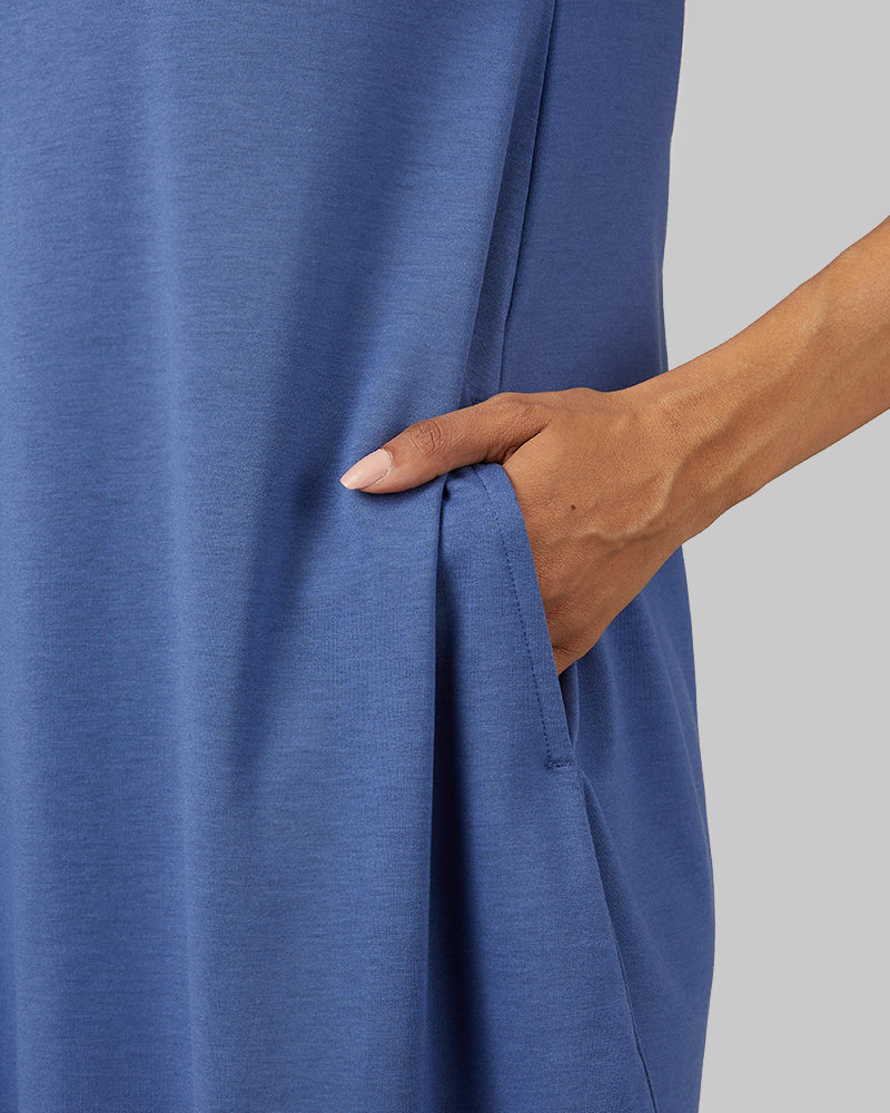 32 Degrees Women's Soft Knit Pocket Dress BIJOU BLUE / M