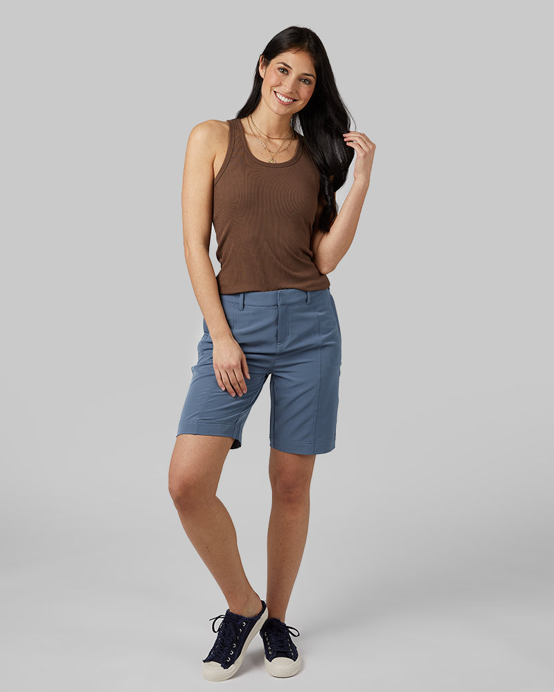 WOMEN'S STRETCH WOVEN BERMUDA SHORT