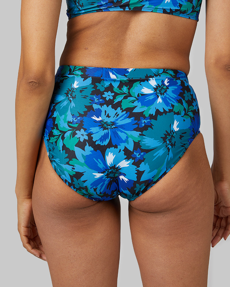 32 Degrees Blue Tropical Flowers _ Women