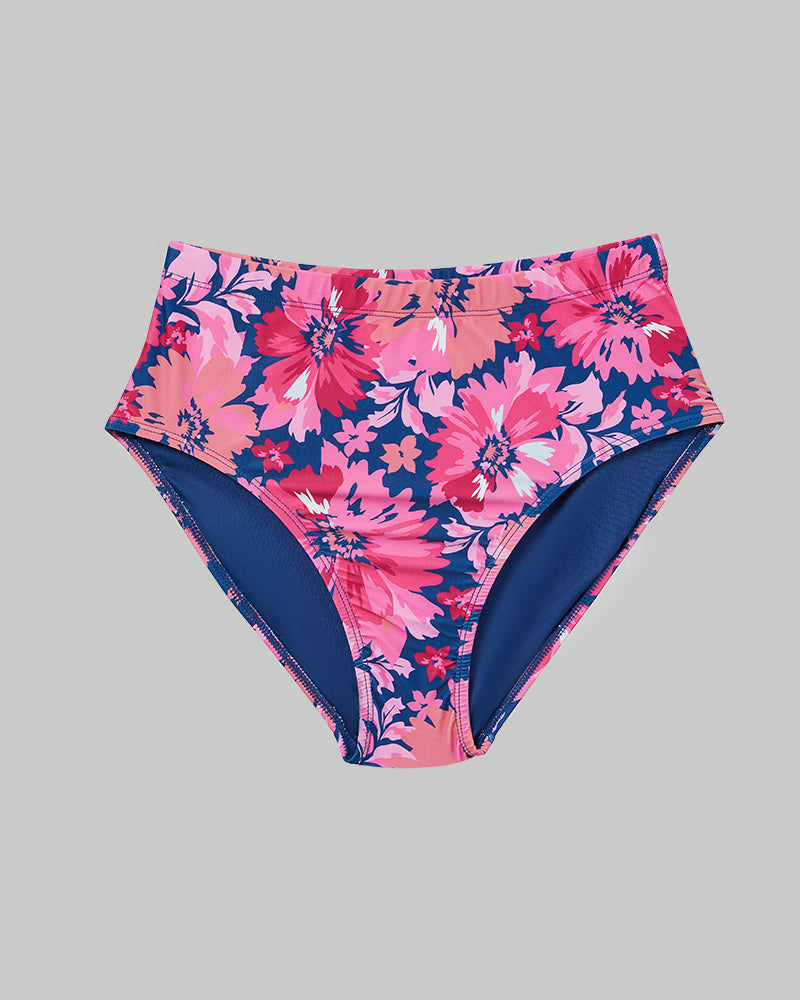 WOMEN'S HIGH-WAIST BIKINI SWIM BOTTOM