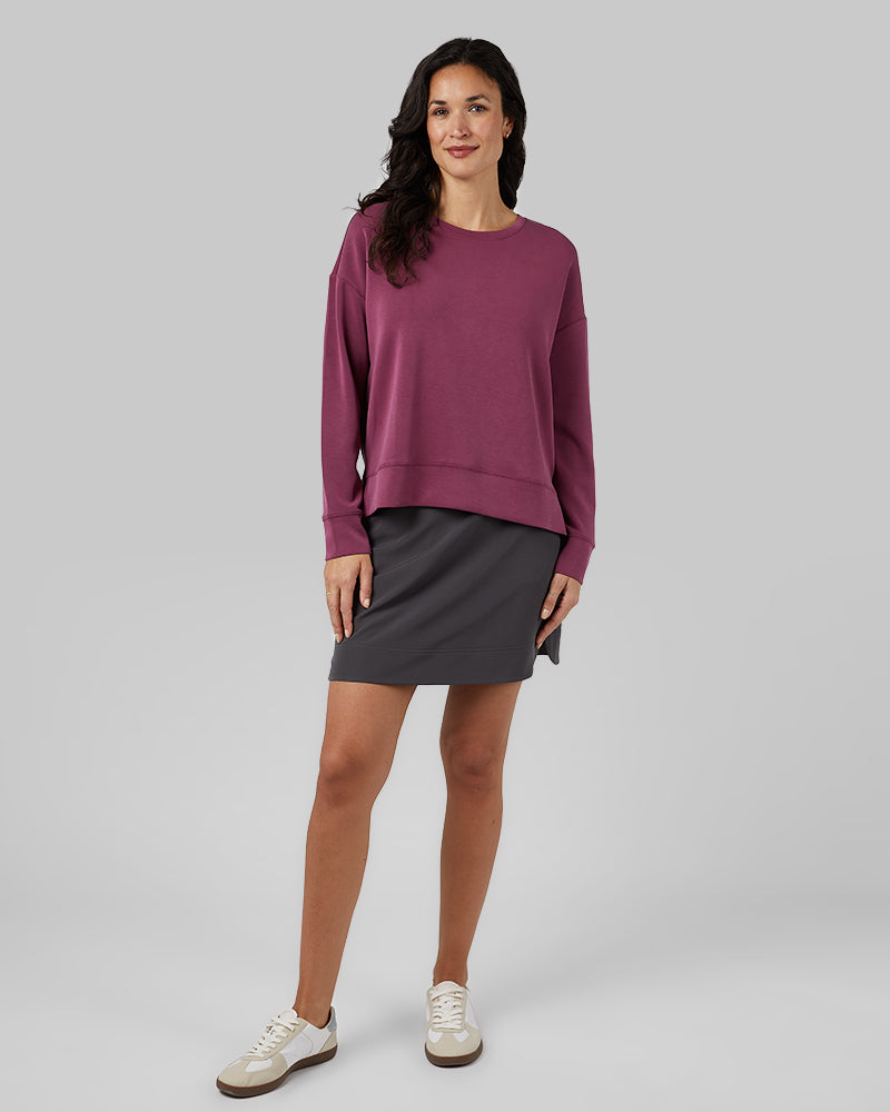 WOMEN'S PRIMA LUXE LONG SLEEVE CREW TOP