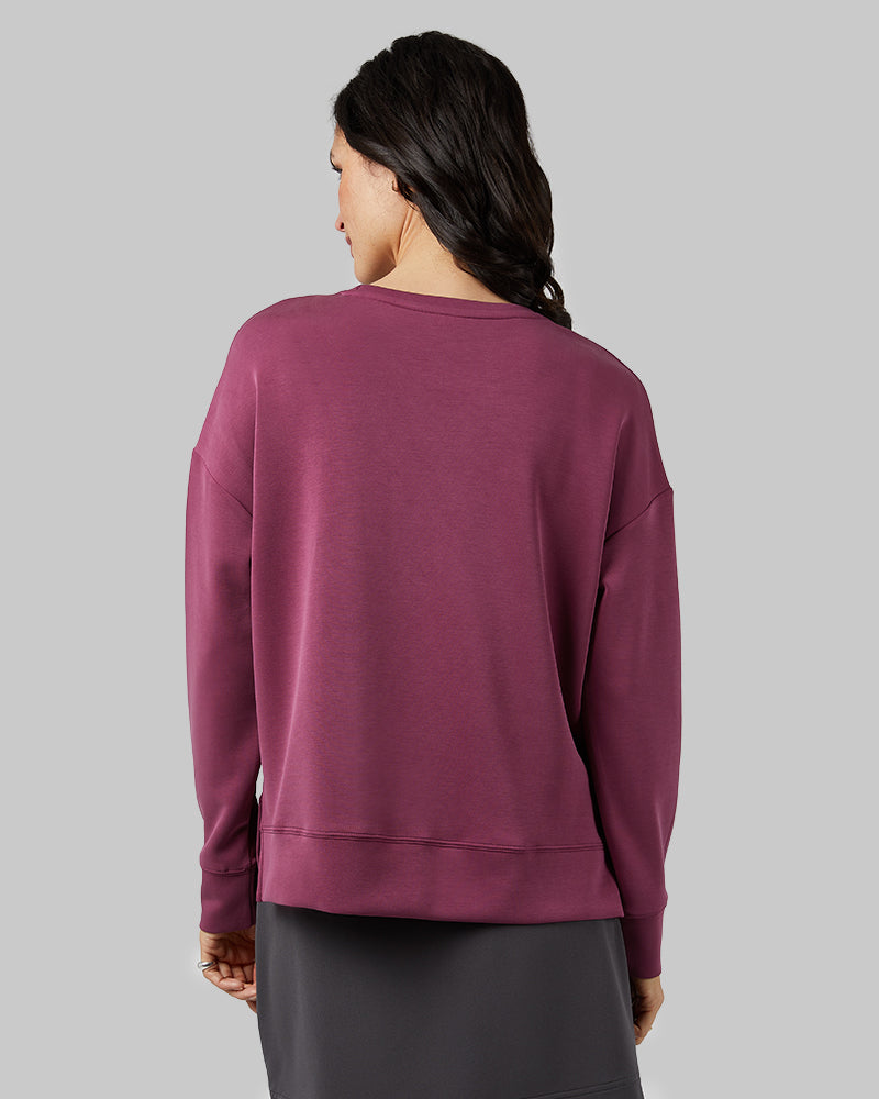WOMEN'S PRIMA LUXE LONG SLEEVE CREW TOP
