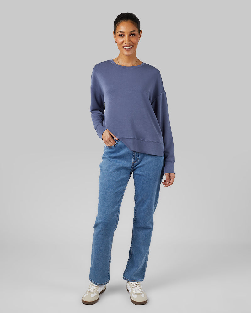 WOMEN'S PRIMA LUXE LONG SLEEVE CREW TOP
