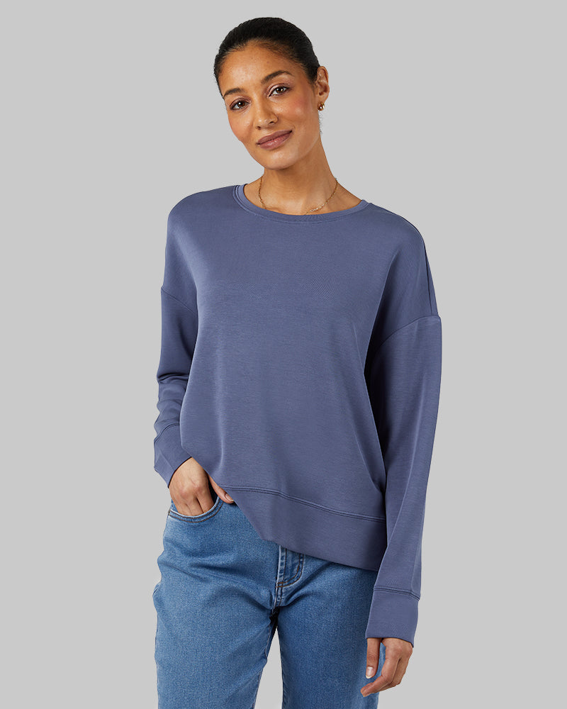 WOMEN'S PRIMA LUXE LONG SLEEVE CREW TOP