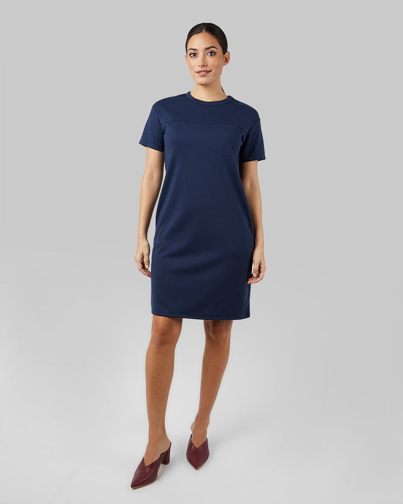 WOMEN'S LUXE KNIT POCKET DRESS