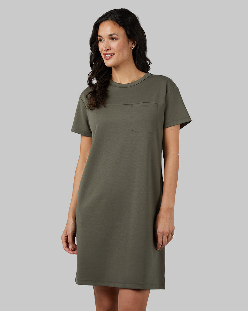WOMEN'S LUXE KNIT POCKET DRESS