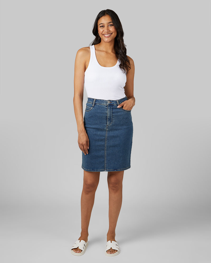 32 Degrees Medium Indigo Wash _ Women