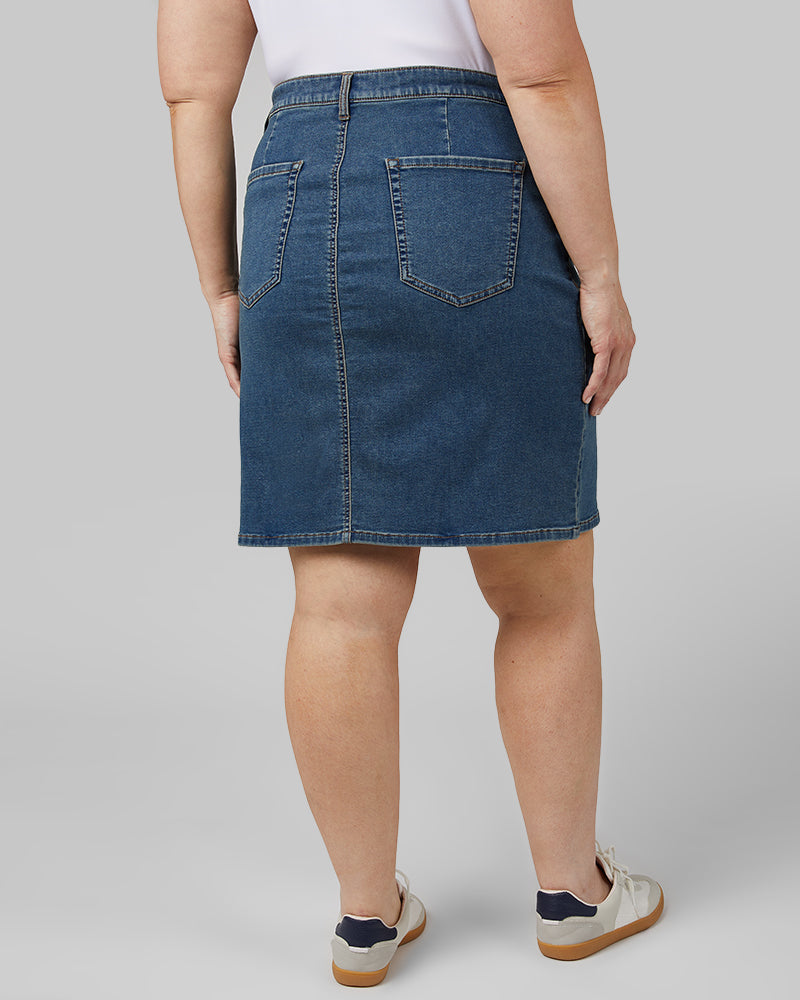 WOMEN'S STRETCH COMFORT JEAN SKIRT