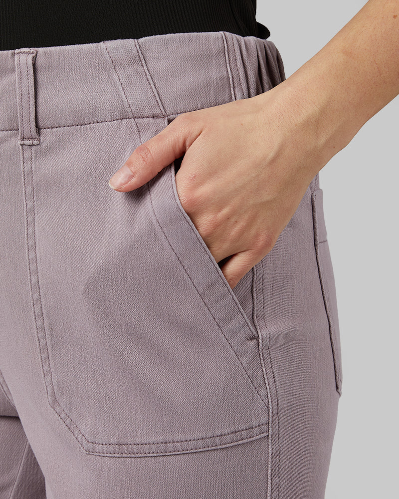 WOMEN'S MINI KNIT TWILL CAPRI