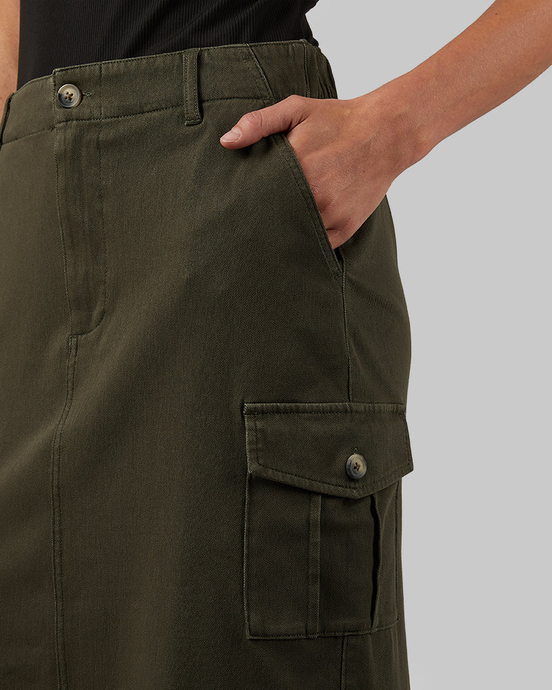 WOMEN'S STRETCH TWILL CARGO SKIRT