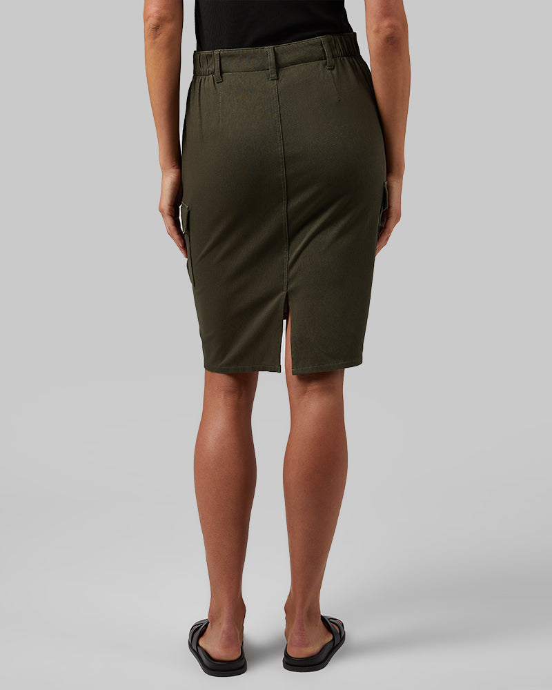 WOMEN'S STRETCH TWILL CARGO SKIRT