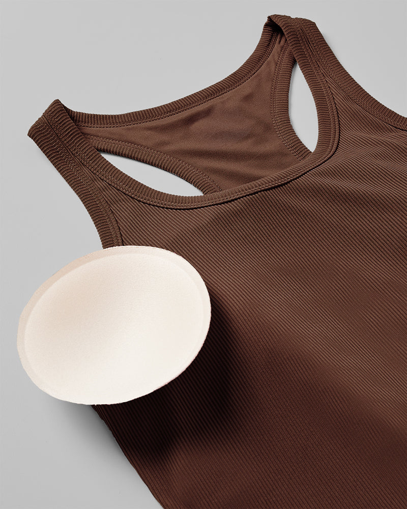 WOMEN'S SOFT RIB RACERBACK BRA TANK